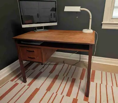 Vintage Teak Desk, View more