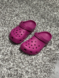 Pink Crocs 