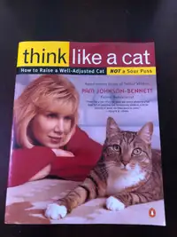 Cat Book. Think Like a Cat. Like New.