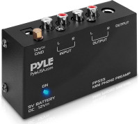 Pyle Phono Turntable Preamp - Mini Electronic PreAmplifier