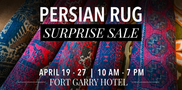 Persian Rug Surprise Sale! in Rugs, Carpets & Runners in Winnipeg