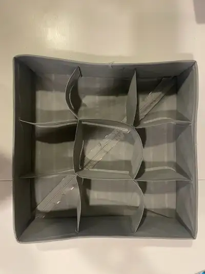 Foldable 9 Section Dresser Drawer / Closet Storage Organizer, View more
