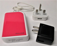 Puller 10000mAh Power Bank with LED light, like new