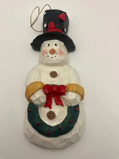 Snowman Ornament, View more