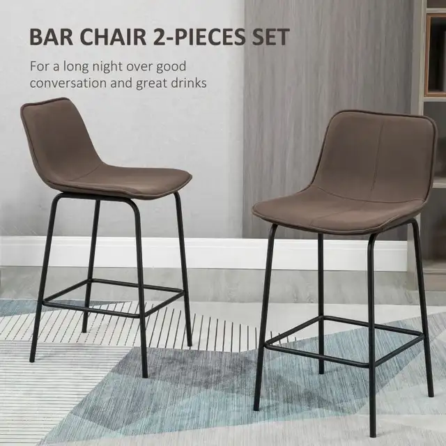 Upholstered Counter Height Bar Chair, 26" (66 cm) Kitchen Stools in Chairs & Recliners in Markham / York Region - Image 6