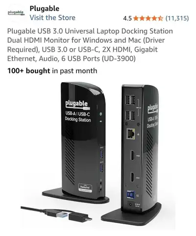 Plugable Docking Station, View more
