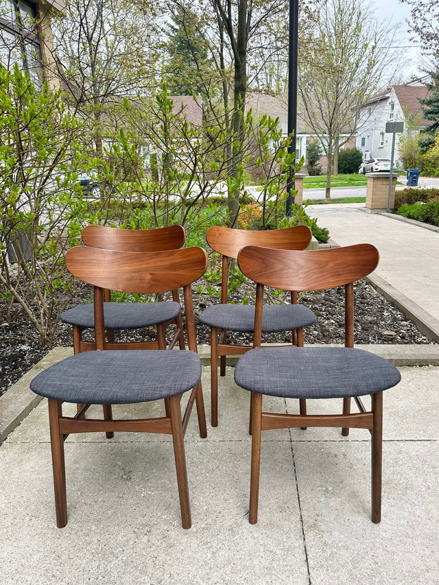 MCM Bentwood Style Chairs x4 in Chairs & Recliners in City of Toronto