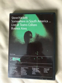 DVD Steve Hachett Somewhere in South America 