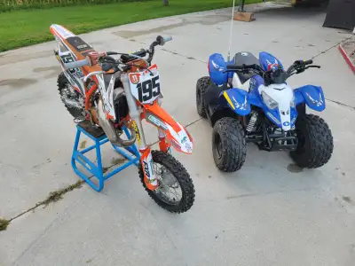 Selling my kids toys as they have out grown them will split if requested. KTM FRESH REBUILD TOP AND...