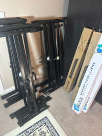 Keyboard stands, NEW & used in different sizes for sale!