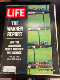 Vintage Life Magazine-Issue October 2,1964 - The Warren Report