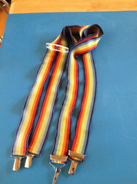 Rainbow suspenders
