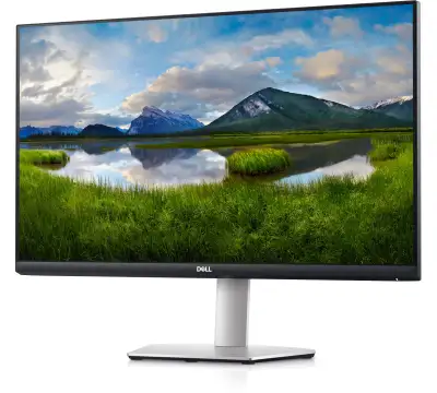 2 Dell U2715H (ultrasharp 27") Monitors plus VIVO Dual Arm Monitor Desk Mount Height Adjustable, Til...