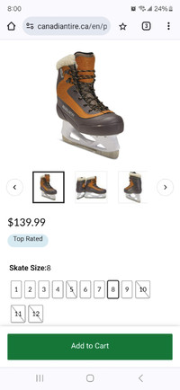 Brand New Pre Sharp Unisex Skates Size 8 $100 Firm