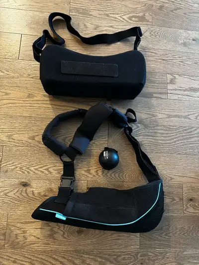 Price is obo Ossur shoulder brace with abduction and squeeze ball to maintain strength and circulati...