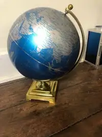 World Globe Blue Ocean