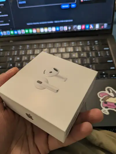 Selling SEALED Apple Airpods 4., View more