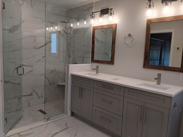 Professional full bathroom renovations and more ! in Renovations, General Contracting & Handyman in Kitchener / Waterloo - Image 2