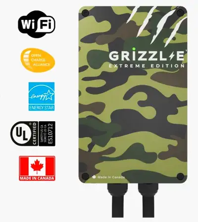 Used Grizzl-E Smart 40A EV Charger Level 2 Extreme Edition 2023 Model Wifi Capability NEMA 14-50 Plu...