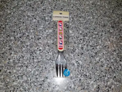 Vintage Hello Kitty fork  -Japanese import-  (sealed new), View more