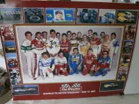 The INFAMOUS, NASCAR Driver Poster with Tim Richmond and his...?