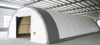 Fabric 40'x80'x20' Dome Storage Shelter (450g PVC)