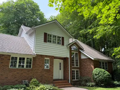 Enjoy total privacy in this large home on a one acre treed lot in the Teeterville/LaSalette area of...