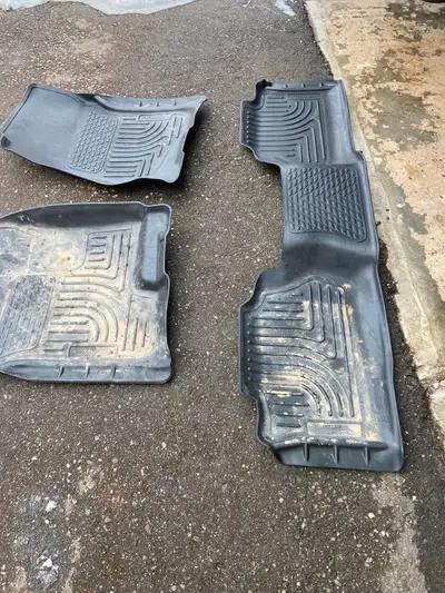 Husky liner floor mats for 2011 Silverado extended cab. Fit like weather tech, good shape. Will fit...