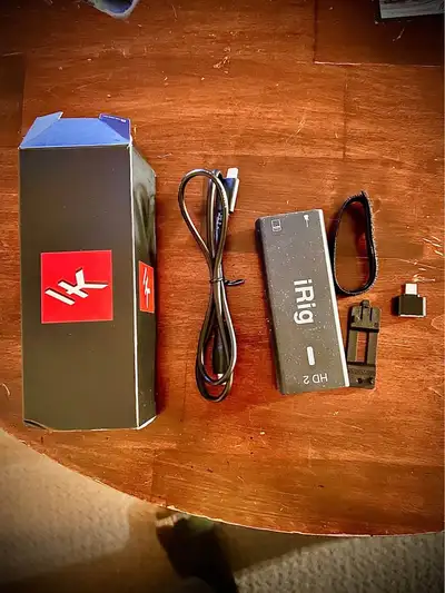 IK Multimedia iRig HD 2 guitar audio interface for iPhone, iPad, Mac, iOS and PC with USB-C, Lightni...
