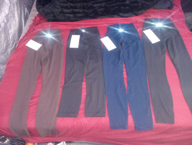 4 pairs of Lulu Lemon tights in Women's - Tops & Outerwear in City of Toronto