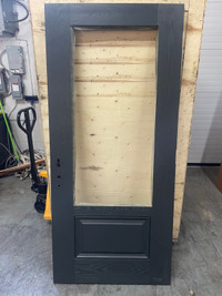 Fibreglass Exterior Door with Cutout 