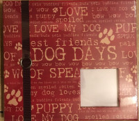 8"x8" scrapbook - "Dog Days" pet theme 