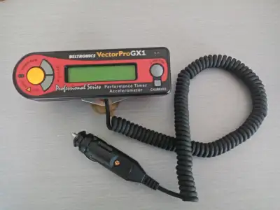 Accelerometre de marque Beltronics modèle Vector pro GX1 avec prise 12 volt pour mesurer accélératio...