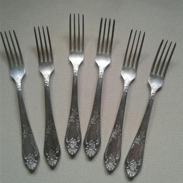 Antique USSR Melchior, aka German cutlery set for six 1960s in Arts & Collectibles in Markham / York Region - Image 3