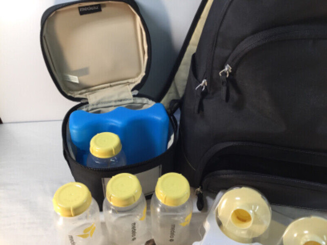 New MEDELA In Style Backpack Bag and Double Breast Pump Kit  #12 in Feeding & High Chairs in City of Toronto - Image 3