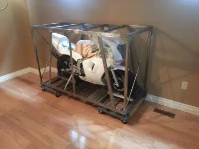 Never left the crate.