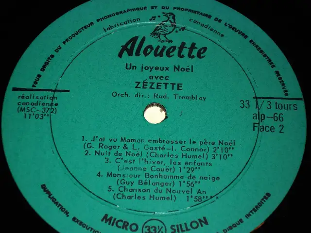 A Merry Christmas with Zézette (1964) LP62863257142531123