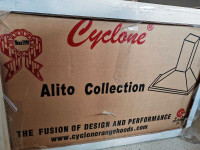 Cyclone range hood fan