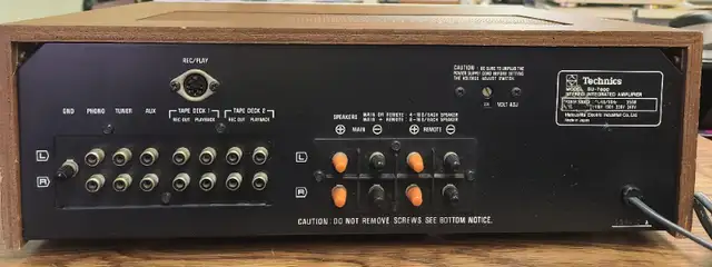 TECHNICS SU-7600 AMPLIFIER in Stereo Systems & Home Theatre in City of Toronto - Image 5