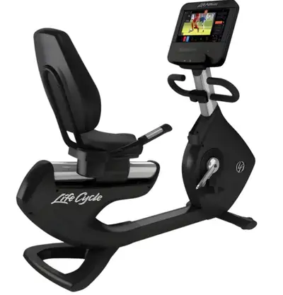 Life Fitness 95re Recumbent cycle Discover SE3HD Display Heavy duty Club Commercial Exercise Recumbe...