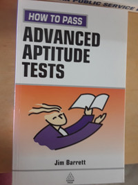 NEW How to Pass Advanced Aptitude Tests by Jim Barrett (Book)