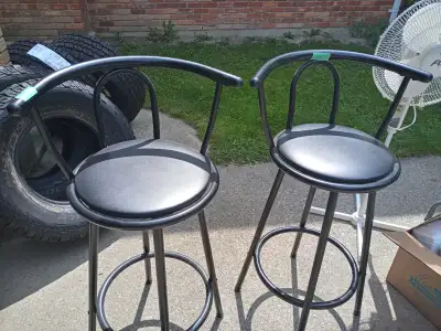 Pub style swivel stools set of 2, View more
