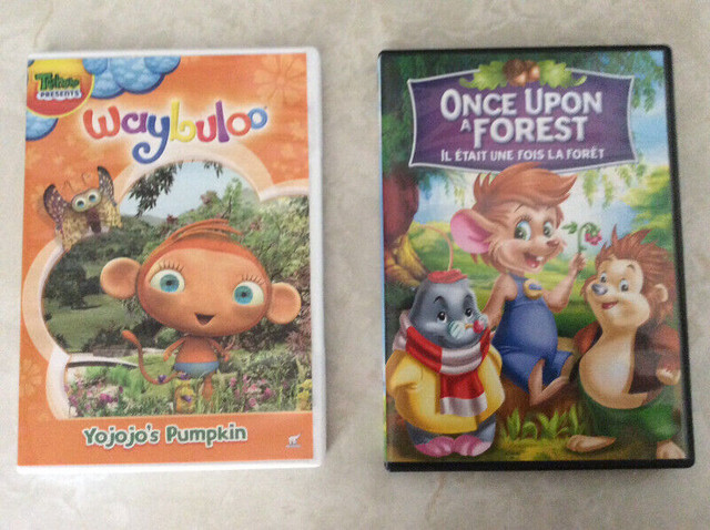 2 dvd (enfants) once upon a forest / Waybuloo, CD, DVD et Blu-ray, Edmundston