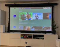 112" Elunevision 8K Evo Tab Tensioned Projector Screen