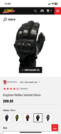 Gryphon Riding Gloves