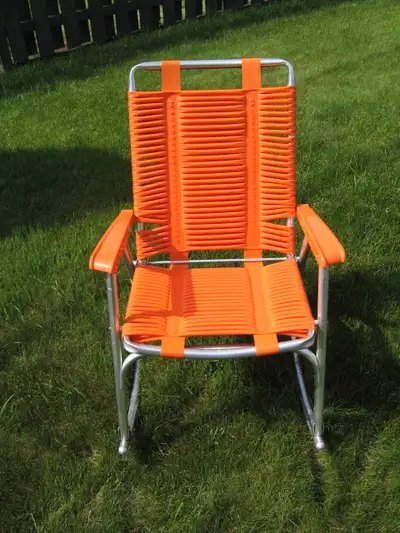 Fauteuil à bascule / chaise berçante en aluminium, View more