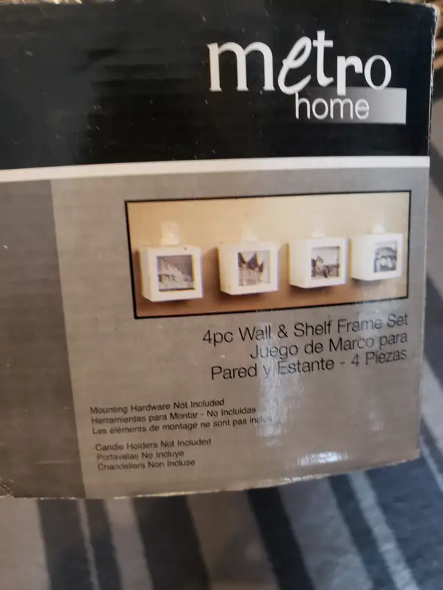 'METRO HOME' wall/shelf frame set (4pcs) BRAND NEW in Home Décor & Accents in Ottawa - Image 2