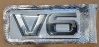 Chrome V6 Car Truck  SUV Badge