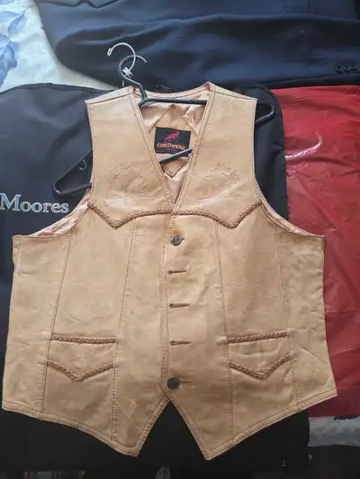 Cordovan Leather Vest, View more
