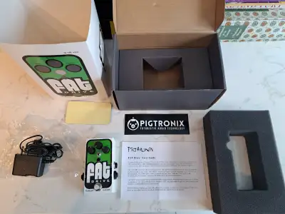 Pigtronix Fat Drive! W/Box, Pigtronix PowerSupply!FREE SHIPPING!, View more